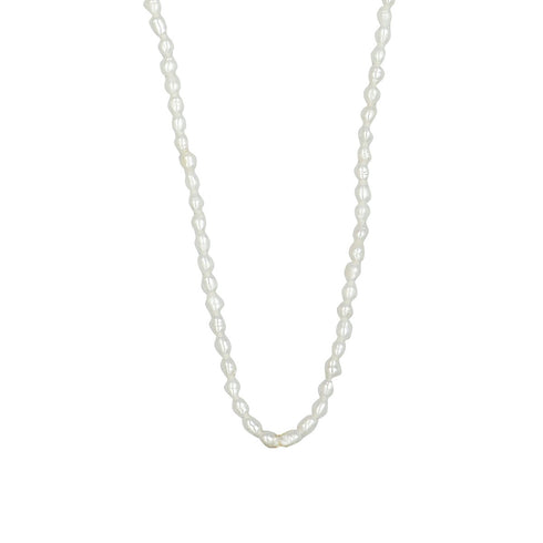 OVAL PEARL NECKLACE